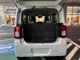 使い方次第で広い収納スペースが拡がります。実際現車でご確認していただけます。