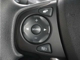 ハンドルにオーディオ操作用スイッチを備え、手を放さずに操作可能。安全性と利便性を両立しています。