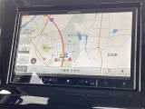 8インチナビを搭載しております。大画面で視認性が良いので扱いやすいです。