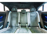 Rear bench in Alcantara