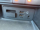 USBタイプA挿入口も2口確保してあります!