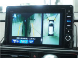 ◆マルチビューカメラシステム◆運転席から見づらい前後左右を、ナビ画面の映像で確認。見通しの悪い交差点や狭い道でのすれ違い、駐車などをサポートします。
