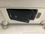 マツダ純正スマートインETC装備!サンバイザーの裏に車載器をスッキリ収納!ワンプッシュでETCカードの出し入れも簡単にできます。