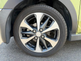 純正アルミホイールです。タイヤサイズは、165/55R15です。