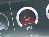 前席は3段階のシートヒーター!