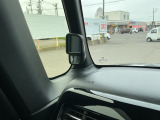 サイドビューサポートミラーで視界を確保!!