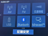 Bluetooth対応!スマホの音楽を再生することもできます。