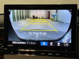 リアカメラ付で、後方をナビ画面で確認。車庫入れも安心です。もちろん、バックギアと連動しています。