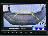 カラービジョンとガイド線で見やすい視点切替式のバックモニター。