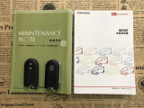 メンテナンスノート付きです。過去の整備記録を確認したり、お車の状況にあった整備をすることに役立ちます。