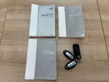説明書&メンテナンスノート&キー。