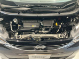とっても綺麗なエンジンルームです♪お買い上げの際は日産整備士がメンテナンス整備を実施してお渡し致します☆