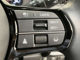 ステアリングスイッチ付き。前方から目を離すことなく操作することが可能です。