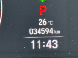 走行距離34593KMです。