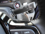 ステアリングの後ろにはパドルシフトがあります。指先で操る事で、マニュアル車感覚のシフトチェンジが楽しめます。
