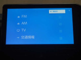 オーディオ選択画面です。AM・FM・TV視聴可能です。