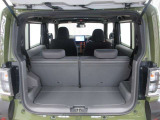 4名乗車時の荷室です。
