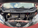 エンジンルームも綺麗です。日産整備士がしっかり整備をしてお渡しします