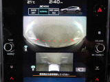 フロントカメラの映像です!狭い小路からの合流時など左右前方の前方安全確認がしやすく安心です!!