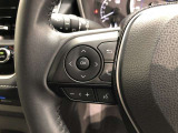 【ステアリングスイッチ】左です。ハンドルから手を離さず、運転に集中したまま手元でオーディオ操作等ができます。