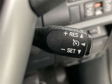 クルーズコントロール機能が付いています。 速度を設定するとアクセルを踏まなくても一定の速度で走ることができます。  高速道路ではとても便利な装置なんです。