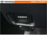 HDMI端子対応のデジタル機器をつないで、映像や音楽を車内でも再生することができます。