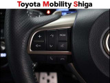 ステアリングスイッチ搭載!手を離さずに手元のスイッチでさまざまな操作が可能。運転中、視線をそらさなくても操作ができて安全です!
