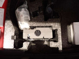 パンク修理キット付工具も綺麗に収納されています。