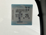 次回の車検日になります。こちらのステッカーをご確認ください。