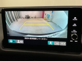 リアカメラ付で、後方をナビ画面で確認。車庫入れも安心です。もちろん、バックギアと連動しています。