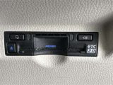 ETC車載器付きです。高速道路の料金所もスムーズに通過できます。
