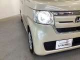 【LEDヘッドライト】ディスチャージヘッドライト(HID)と同等の明るさで、夜道や雨天走行が明るく視界良好!!