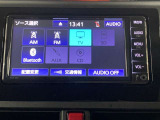 ワンセグテレビ、CD、Bluetoothオーディオなどが楽しめます。