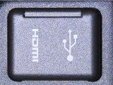 USB端子とHDMI端子を装備しております。