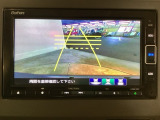 後方確認が便利なバックカメラ搭載、駐車時も安心です!!