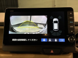 リバースギアに入れるだけで後方の表示へ切り替わります。夜間や雨の日の駐車も楽になりますよ。