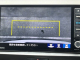 カラービジョンとガイド線で見やすい視点切替式のバックモニター。
