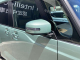 ウィンカードアミラー☆ライトの点滅で対向車、歩行者などに曲がることを知らせることができるので安心・安全につながりますね♪