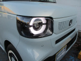 ヘッドライトは「LED」!!!明るさもですが、何よりかっこいい♪