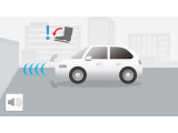 【Honda SENSINGミニ知識】不注意による急発進を防止し注意を喚起する踏み間違い衝突軽減システム『誤発進抑制機能』を搭載!。*車種等、装備の有無があります。