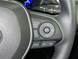 クルーズコントロール機能が付いています。 速度を設定するとアクセルを踏まなくても一定の速度で走ることができます。  高速道路ではとても便利な装置なんです。