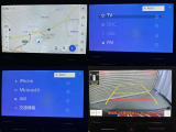 ナビ、メニュー画面、バックモニターの画像です。