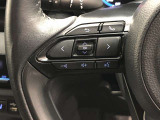 【ステアリングスイッチ】左です。ハンドルから手を離さず、運転に集中したまま手元でオーディオ操作等ができます。