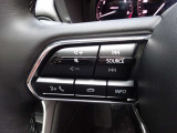 【ステアリングスイッチ】ステアリングスイッチは運転姿勢や視線を崩さずに操作が可能です。左側にはオーディオ類があります。