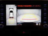 パノラミックビューモニターを装備。駐車場や交差点でクルマを真上から見るように周囲を確認できます。機能の詳細は販売店スタッフまでおたずねください。