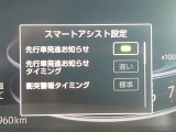 各種運転支援設定画面