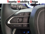 ステアリングスイッチ装備!運転しながら手元でオーディオやマルチインフォメーションの操作ができます。