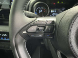 ステアリングスイッチ装備!運転しながら手元でオーディオの操作などができます。