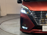 LEDヘッドライトが明るく照らします☆