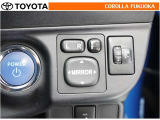 電動格納ミラーは、スイッチで簡単操作!狭いスペースでの取り回しや駐車時に大変重宝します。